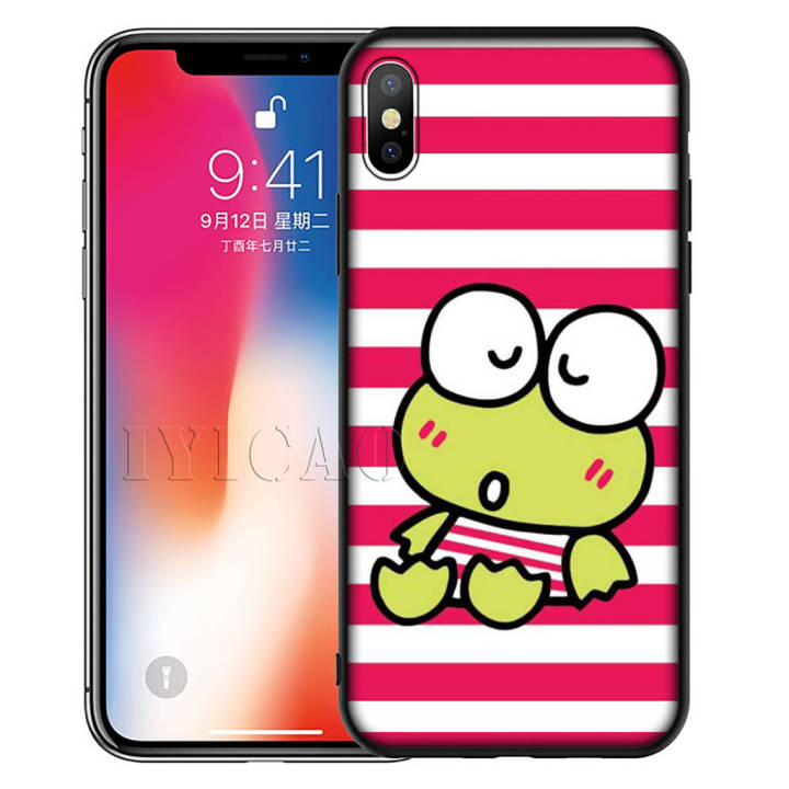 wa34-keroppi-frog-cartoon-อ่อนนุ่ม-fashion-ซิลิโคน-trend-phone-เคสโทรศัพท์-ปก-หรับ-iphone-7-8-11-12-13-14-pro-xs-max-se-x-xr-plus-se