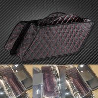 Motorcycle Saddlebag Insert Carpet Liner Thread Extended Bags For Harley Tou Street Glide Road Electra Glide FLHX 2014-2022