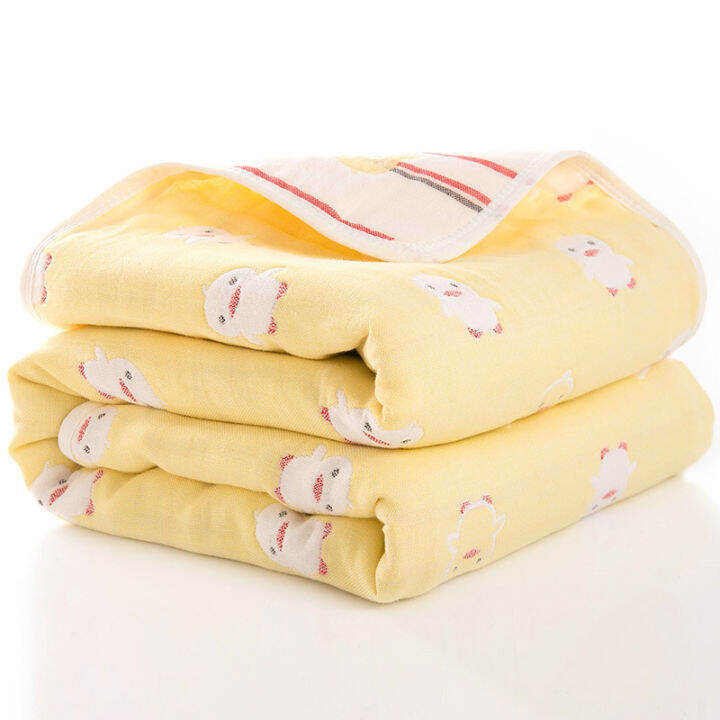 2021honeycherry-summer-baby-thin-quilt-newborn-comforter-baby-six-layer-gauze-bath-towel-for-children-baby-blankets-size-80-80