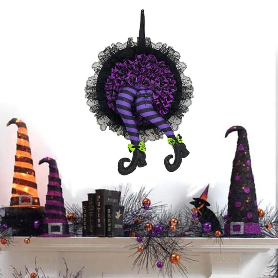 Spooky Halloween Garland Pumpkin And Witch Themed Party Supplies ...