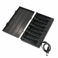 1PC 8AA Battery Holder Case Cell Storage Box 12V ON OFF Switch 150mm Wire DC 5.5X2.1mm Power Plug Connector