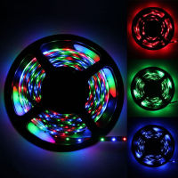 RGB Strip Light LED ริบบิ้นยืดหยุ่น SMD2835 PC Backlight Neon โคมไฟตกแต่งบ้านหลายสี Pixel Strip 5M Diode Tape