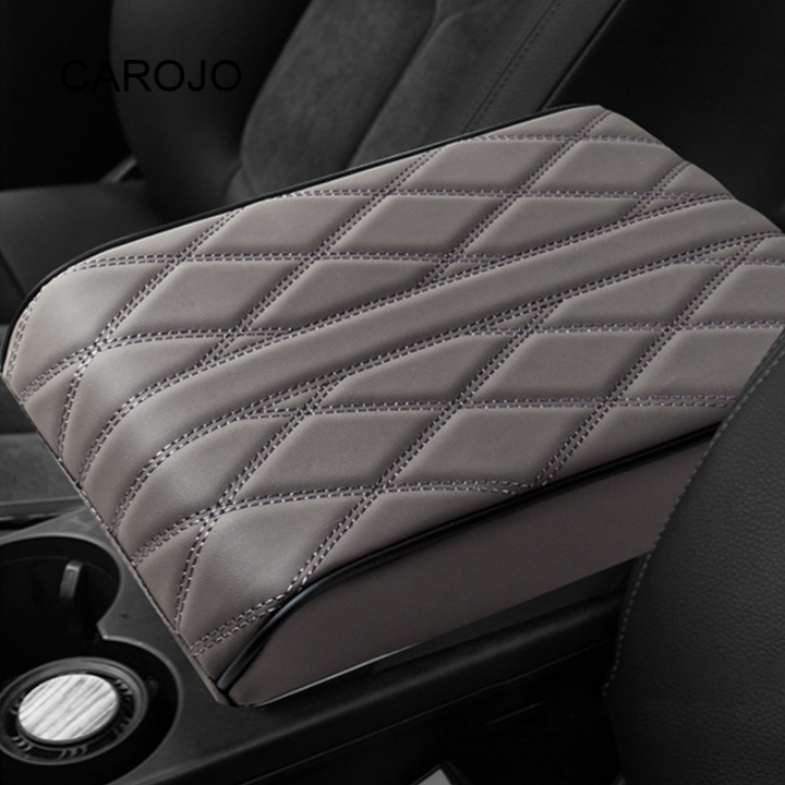Universal Car Memory Foam Armrest Cushion Car Seat Cover Soft Leather Auto  Center Armrest Console Box Armrest Seat Protective Pad Mat Car Arm Rest