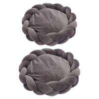 Round Cat Bed Comfortable Dog Bed Knitted Pet Bed Soft Bed Cat Bed Dog Bed Warm Pet Bed for Puppy And Kitten Machine Washable amicable