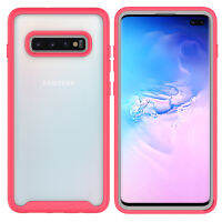 Nlwvx เคสป้องกันการตกสำหรับ Samsung Galaxy S10 Plus สีทึบ Star Sky สามเคสโทรศัพท์