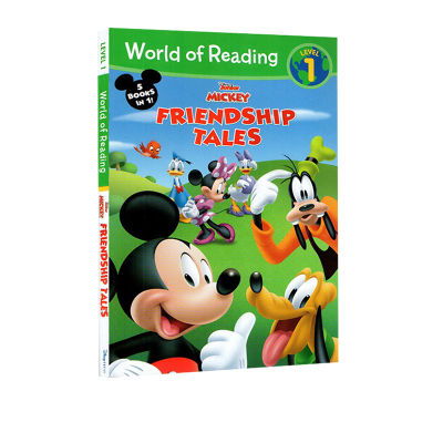 World of reading D.isney junior Mickey: friendship tales 5 in 1 story collection friendship story picture story book