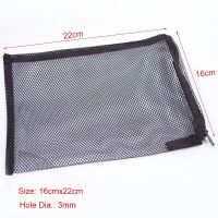 2pcs Black Aquarium Mesh Bag Aquarium Pond Filter Net Bag For Bio Ball Carbon Media Aquarium Fish Tank Isolation Bag Filters Accessories