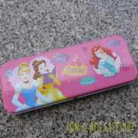 กล่องดินสอเหล็ก แบบ 2 ชั้น ลาย เจ้าหญิง Disney Princess ( Pencil box )