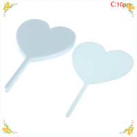 CHUN 10pcs BLANK acrylic cake toppers งานแต่งงานวันเกิดปาร์ตี้คัพเค้กใส่การ์ด