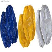 ℗○ Oversleeves Waterproof Sleeves Women PVC Arm Ruffles for Work Anti-dirty Hand Sleeve Kitchen Household Cleaning Oil-proof Sleeve