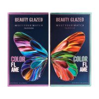 ☃❣✸ 18 Color Butterfly Highly Eyeshadow Palette Women Beauty Glazed Matte Glitter Long Lasting Make Up Flame Eye Shadow Palette