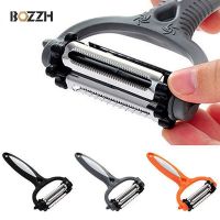 BOZZH 3 in 1 Kitchen Gadget Potato Peeler Multifunctional 360 Degree Rotary Vegetable Peeler Cutter Melon Planer Grater Graters  Peelers Slicers