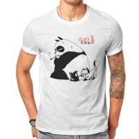 Ranma Cotton Mens T-Shirt Grfica Genma Panda Ranma 1 2 Plus Size T-Shirts Gildan