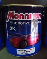 สีพ่นรถยนต์ สีพ่น2k สีพ่นรถยนต์ MORRISON มอริสัน 2K FORD/MAZDA NO.16W BLACK PEARL MET. (สีดำ)(ขนาด 1 ลิตร)