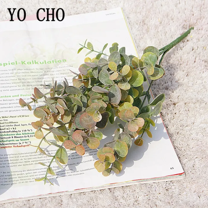 yo-cho-artificial-plant-eucalyptus-leaves-plastic-green-plants-fake-eucalyptus-leaves-diy-home-wedding-forest-style-decorations
