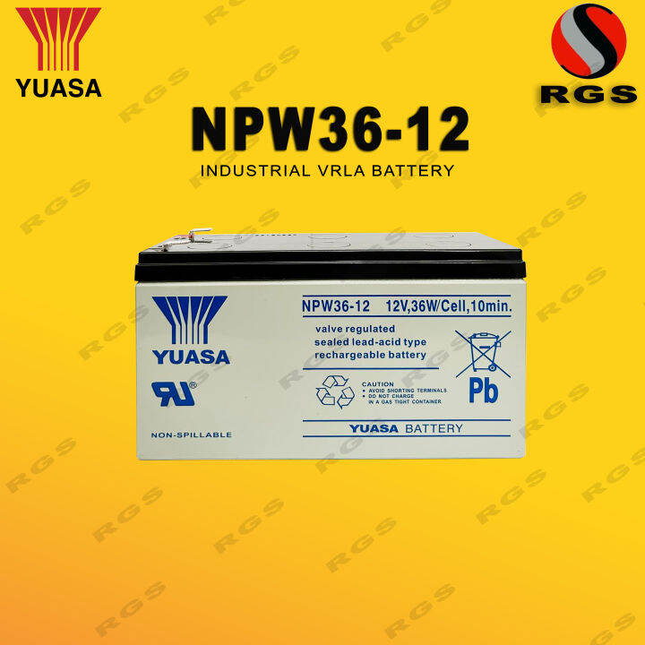 Yuasa NPW36-12 VRLA Industrial Battery | Lazada PH