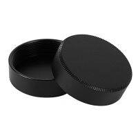 6Pcs Metal C Mount Rear Lens Cover Cap for CCTV (Black)