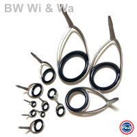 BR Wi &amp; Wa FUJI CCKLAG Guide ชุดคู่มือคุณภาพสูง Alconite Ring Guide Set One Set 2Pcs Rod Building Repair Guides