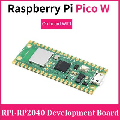 For Raspberry Pi Pico W Board with Wireless WIFI Module RP2040 Development Board Supports Micro-Python