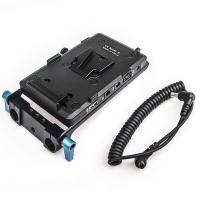 WY-VG1 FOTGA V-Lock D-Tap Battery Plate Adapter V Mount Plate for Broadcast SLR HD Camera with DC-DC Spring Wire