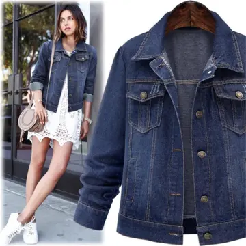 Warm denim jacket on sale womens