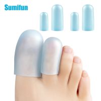 【CW】☑  Transparent Toe Protector Silicone Gel Thumb Cover Prevent Blisters Corns Injured Ingrown Foot