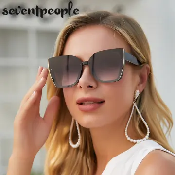 2023 New Vintage Designer Big Frame Sunglasses Woman Luxury Brand Sun  Glasses For Female Fashion Cat Eye Shades Oculos De Sol