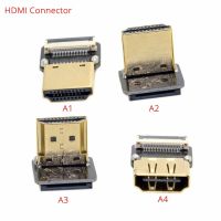 Fpv Hdmi สายแพแบบ Dual ขึ้นมุม Hdmi 90องศาชนิด Hdmi ชนิด A-ตัวผู้ไปยังสายไฟแบน Fpc ตัวผู้สำหรับการถ่ายภาพทางอากาศหลายทาง