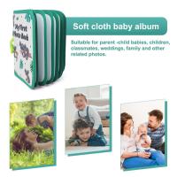 Baby Photo Album Promote Brain Development Create Lasting Memories Soft Cloth Photo Book for Newborns  Photo Albums