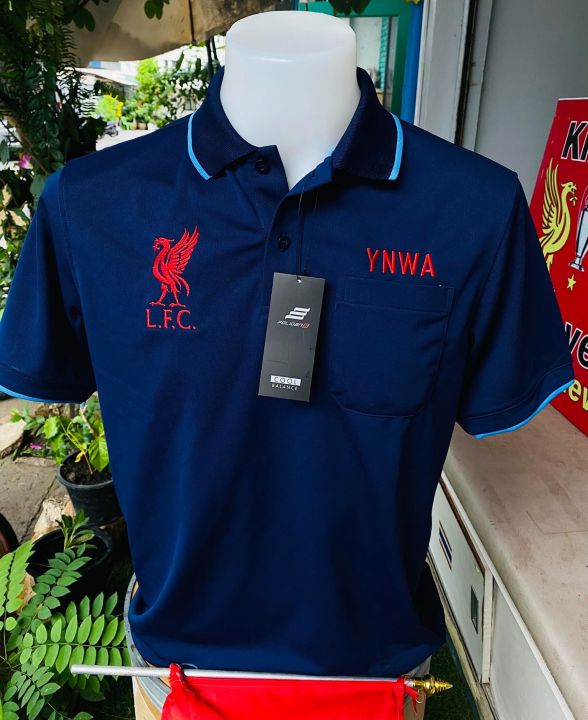 เสื้อโปโลกีฬาเกรดพีเมี่ยมปักหงส์แดง-amp-ynwa