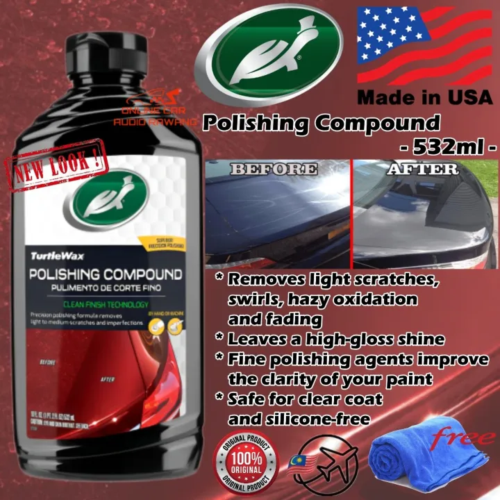 Turtle Wax Clean Finish Polishing Compound 532ml Lazada