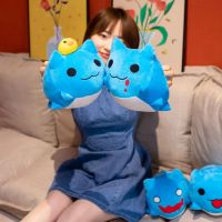 ADDIER ของขวัญสำหรับเด็กเบาะโซฟานุ่มตุ๊กตา Stitch ของเล่นยัดนุ่น Hiasan Kamar หมอนนุ่มตุ๊กตาการ์ตูน Boneka Mainan สุนัขออกสุนัข Bugcat Capoo ของเล่นตุ๊กตาสีฟ้าน่ารักตุ๊กตาแมว