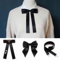 【cw】 Bow Tie JK College Uniform Shirt Blouse Collar Neckties Cravats Brooches Women 39;s Accessories