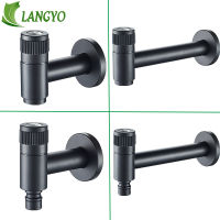 New design 304 Stainless steel Black Wall Mounted Washing Machine Tap Mop Pool Tap Garden Outdoor Bathroom Water Faucet