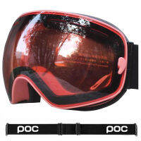 POC Double Anti-Fog แว่นตาสำหรับเล่นสกี Comma เคลือบแว่นตาสำหรับเล่นสกีอิตาลี Double Anti-ฟิล์มแบบมัว