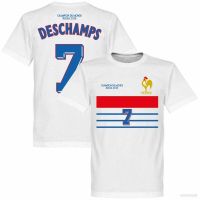 NEW New World Cup French Fans T-shirt Tee Deschamps Short Sleeve Round Neck Large a