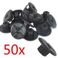 50x Plastic Unthreaded Nylon Nuts 4mm hole large 24mm collar Fit for Mercedes BMW 51711958025 2019900050 K90