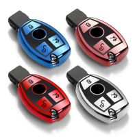 }{: -- “Tpu โครงเปลือกนอกเคส Kunci Remote Mobil Fob สำหรับ Mercedes Benz A B C E R Class GLS Glla GLK GLC ซีแอลเอสซีแอลเอ AMG W204 W205 W176 W463 W212