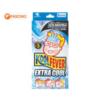 Kool Fever แผ่นเจลลดไข้เย็นพิเศษ 3 เท่า Extra Cool บรรจุ 6 ชิ้น ต่อกล่อง