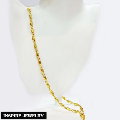 Inspire Jewelry ,สร้อยสังวาลย์ แบบโบราณ สีทอง สวยงาม สำหรับชุดไทย