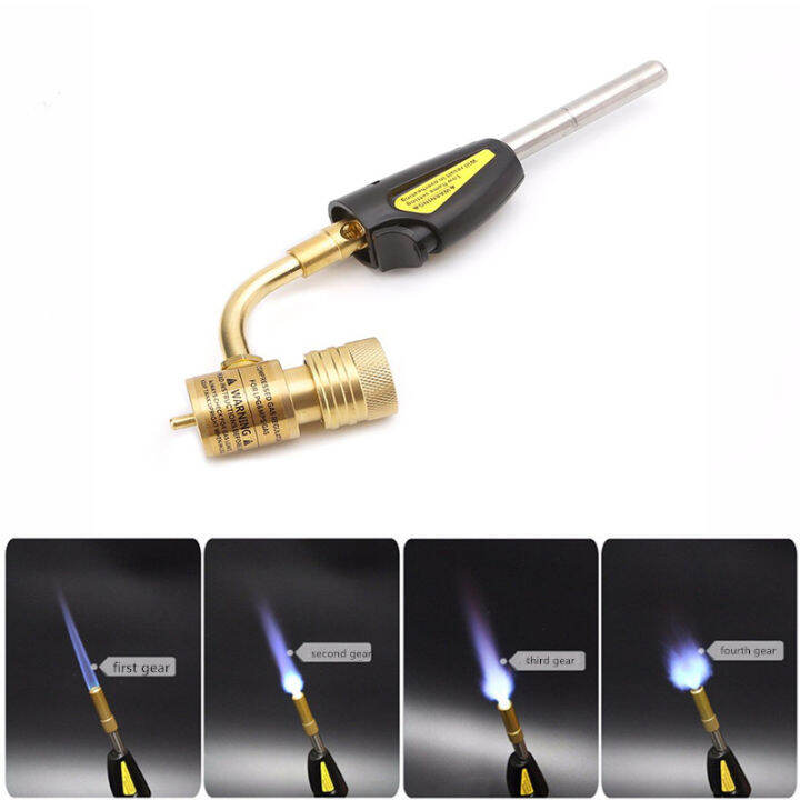 สต๊อกพร้อม-mapp-gas-self-ignition-turbo-torch-การประสานบัดกรีโพรเพนเชื่อมประปา-26-ซม-เกียร์สี่