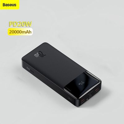 Baseus Power Bank 20000mAh PD 20W Portable Powerbank Charger External Battery For iphone 14 13 12 pro max Huawei Xiaomi ( HOT SELL) tzbkx996