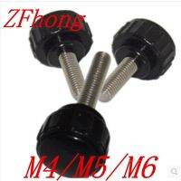 【NEW】 20Pcs M4 M5 M6 18 # Thumb สกรู Knurled Knoba Djusting สกรูมือ