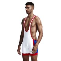 Cross-border TAUWELL specially for one-piece vest cycling suit mens one-piece fitness wrestling suit weightlifting 9701