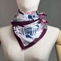 GSP SILK CHIFFON SCARFผ้าพันคอพิมพ์ลาย (PQ2XWI)