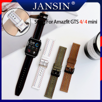 สาย สำหรับ Amazfit GTS 4 mini สายหนัง สำหรับ พร้อม Amazfit GTS 4 สมาร์ทวอทช์ สายหนัง สำหรับ gts4 /GTS 4mini