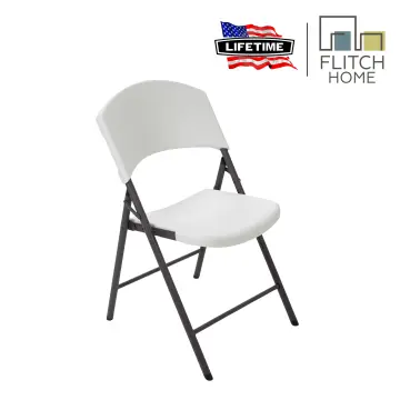 Shop Lifetime Chair Folding White with great discounts and prices