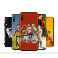 Black อ่อนนุ่ม ซิลิโคน เคสโทรศัพท์ หรับ OPPO  H-14 Billie Eilish