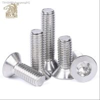 ✣☜ 10/50pcs M1.6 M2 M2.5 M3 M4 M5 M6 M8 304 A2-70 stainless steel GB2673 Six-Lobe Torx Flat Countersunk Head Screw Six Lobe Bolt