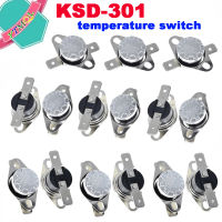 5ชิ้นปกติเปิด KSD301 10A 250โวลต์40-135องศา Bakelite KSD-301เทอร์โมสวิทช์อุณหภูมิเซ็นเซอร์50 60 65 70 75 80 90 100